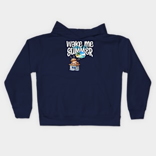 Wake Me When It's Summer Again Kids Hoodie